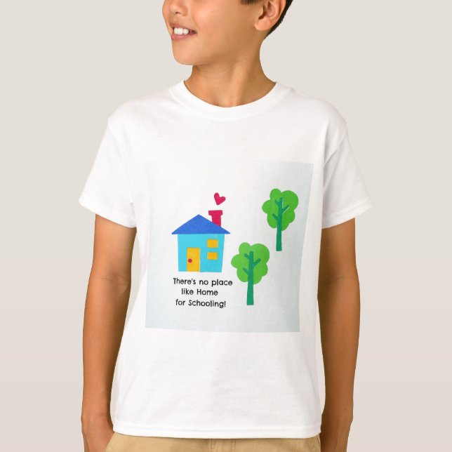 T-shirt Il n'y a pas d'endroit comme la maison pour l'écol (Devant)