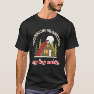 T-shirt Il n'y a pas d'endroit comme mon Cabine de journal