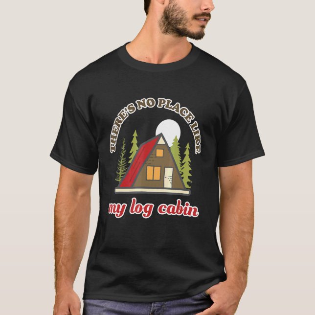 T-shirt Il n'y a pas d'endroit comme mon Cabine de journal (Devant)