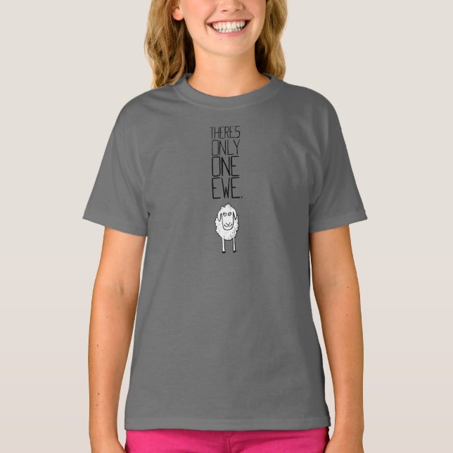 T-shirt Il n'y a qu'une seule couverture de livre Ewe™ (Devant)