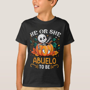 T-shirt Il ou Elle Abuelo Pour Être Squelette de Halloween