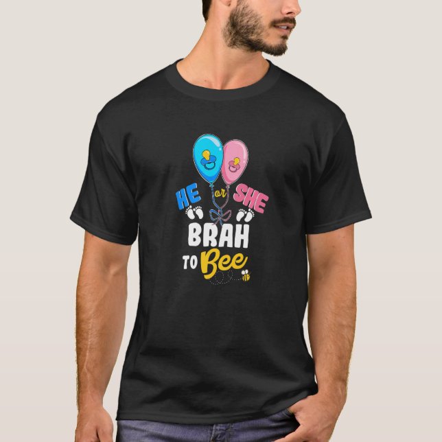 T-shirt Il ou elle Brah à être le meilleur frère toujours  (Devant)