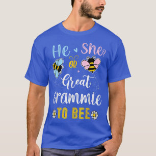 T-shirt Il Ou Elle Est Grand Grammie D'Être Révélé De Sexe