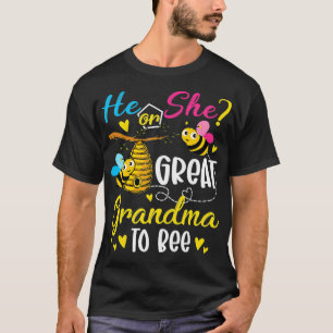 T-shirt Il Ou Elle Grand Grand Grand-Mère À Être Révé