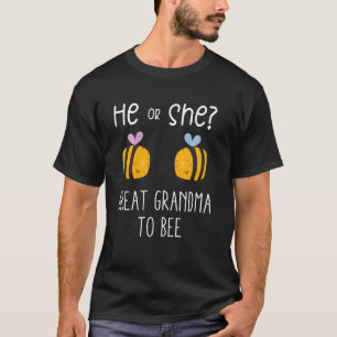 T-shirt Il Ou Elle Grand Grand-Mère À Être Futur Grand-Mèr