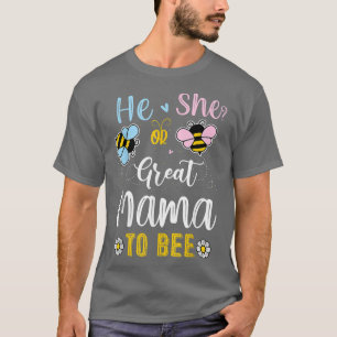 T-shirt Il Ou Elle Grande Maman À Être Sexe Révéler