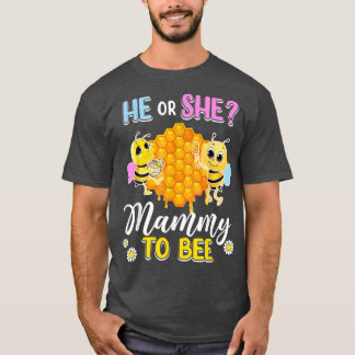 T-shirt Il Ou Elle Mammy À Être Sexe Révéler Baby shower P