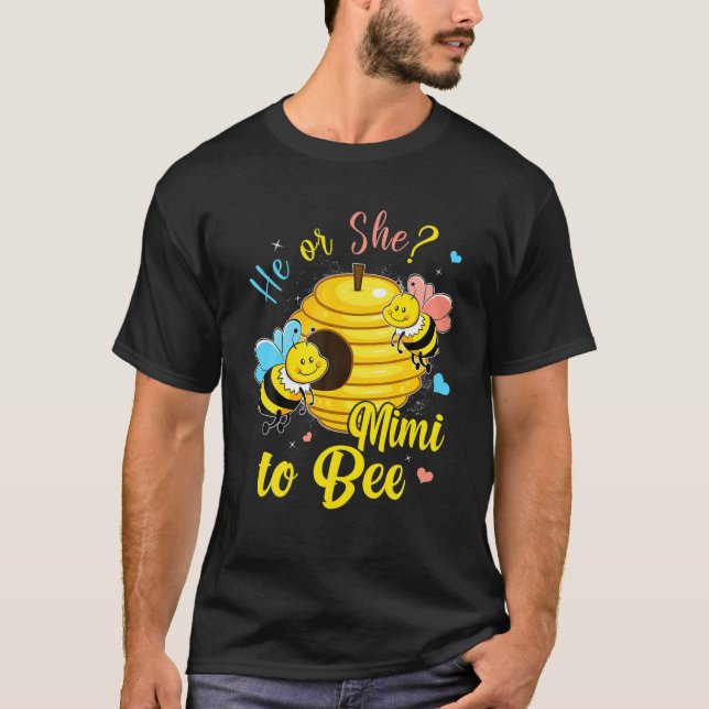 T-shirt Il Ou Elle Mimi D'Être Faire-part Genre Baby Sho (Devant)