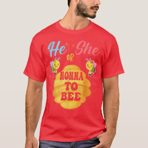 T-shirt Il ou elle Nonna To Bee Quel sera le sexe de Bee G