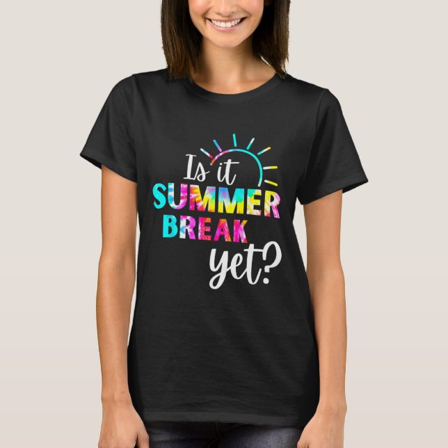 T-shirt Il Pause Été Pourtant Appréciation De L'Enseignant (Devant)