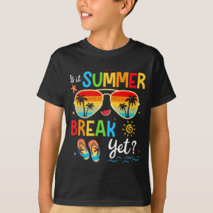 T-shirt Il Pause Été Pourtant Heureux Joyeux Jour De L'Éco