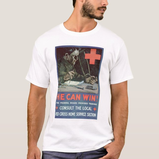 T-shirt Il peut gagner ! (US00233) (Devant)