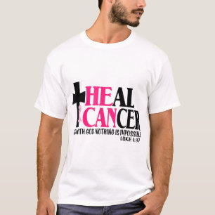 T-shirt Il peut guérir le cancer Jésus Croix Chrétien du s