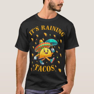 T-shirt Il pleut des tacos drôle amateurs de tacos enfants