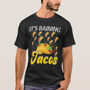 T-shirt Il pleut Tacos Drôle Taco Enfants Filles Garçons C