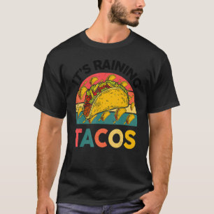T-shirt Il pleut Tacos Enfants Jeunesse Nourriture Mexicai