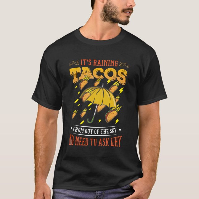 T-shirt Il Pleut Tacos Taco (Devant)