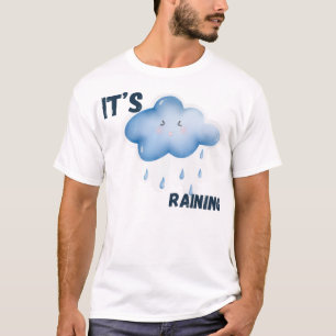 T-shirt Il pleut une météo esthétique