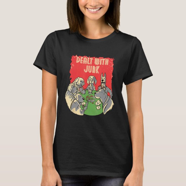 T-shirt Il prend Compétences Poker Jeu Carte Jeu S (Devant)