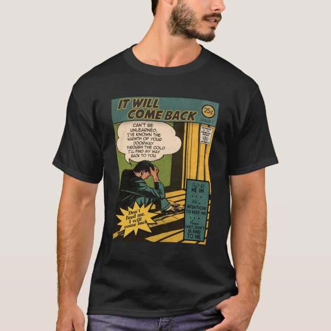 T-shirt Il Reviendra - Hozier Retro Comic Classic (Devant)