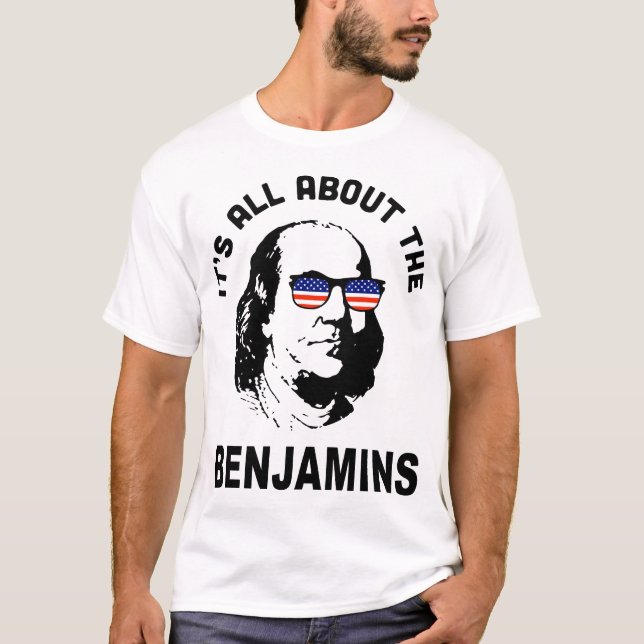 T-shirt il s' agit de l' amérique des benjamins (Devant)