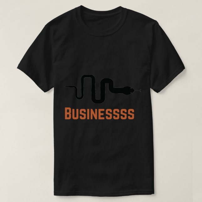 T-shirt Il_s juste Business McCombs serpent (Design devant)