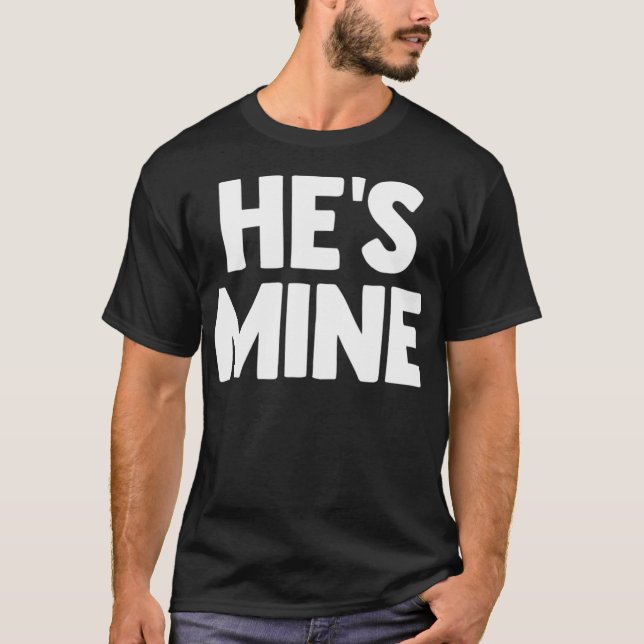 T-shirt Il_s Mine Shirt I_m Ses couples jumelés Shirt Gay (Devant)