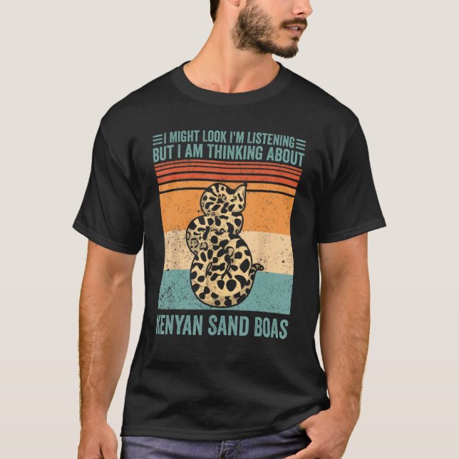 T-shirt Il Serait Possible D'Écouter La Pensée Kenyane San (Devant)