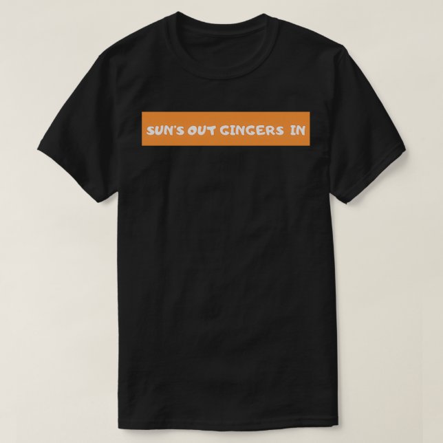 T-shirt Il Sonne Des Gingingers Dans (Design devant)