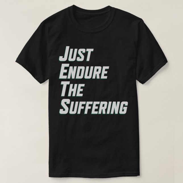 T-shirt Il Suffit De Suivre Les Souffrances Du Football De (Design devant)
