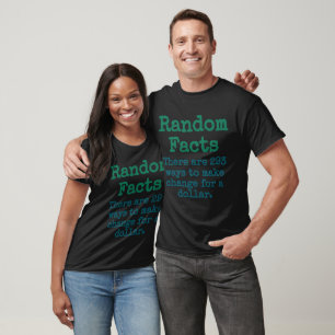 T-shirt Il Y A 293 Façons De Faire Le Changement - Trivia