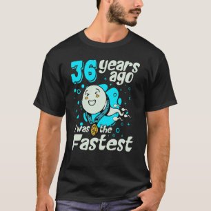 T-shirt Il Y A 36 Ans, J'Étais Le 36ème anniversaire le pl