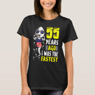T-shirt Il Y A 55 Ans, J'Étais Le 55ème anniversaire le pl