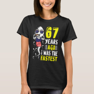 T-shirt Il Y A 67 Ans, J'Étais Le 67ème anniversaire le pl