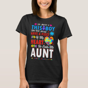 T-shirt Il y a ce garçon qui m'appelle Tante Sensibilisati