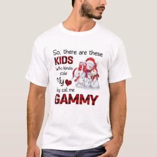 T-shirt Il y a ces enfants qu'ils m'appellent Gammy Snowma