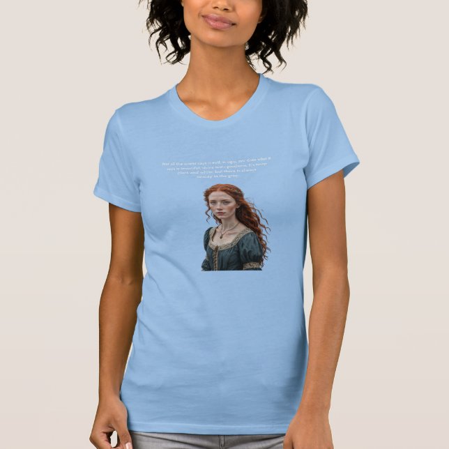 T-shirt Il y a de la beauté dans le gris (Devant)