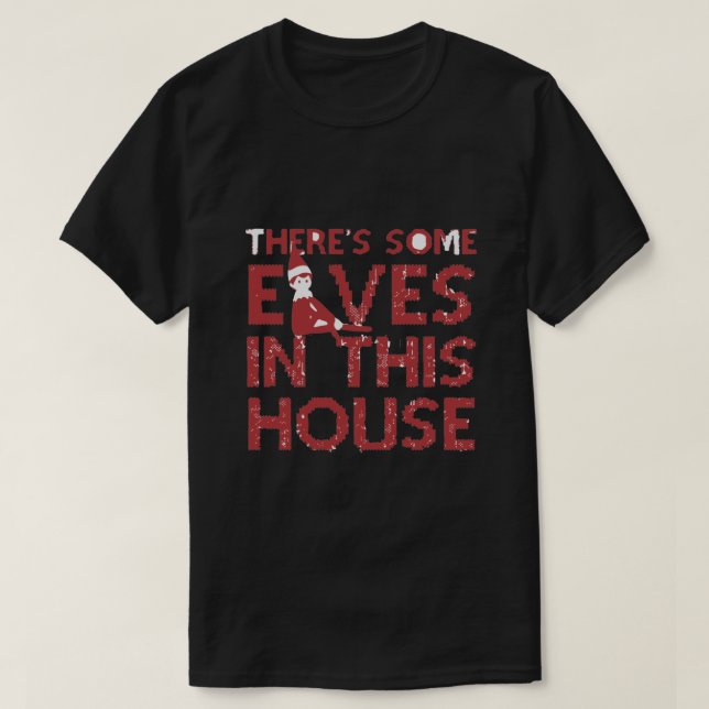 T-shirt Il y a des elfes dans cette maison (Design devant)