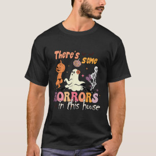T-shirt Il y a des horreurs dans cette maison Citrouille f