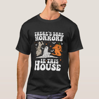 T-shirt Il Y A Des Horreurs Dans Cette Maison Citrouille F