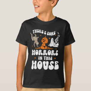 T-shirt Il y a des horreurs dans cette maison Citrouille f