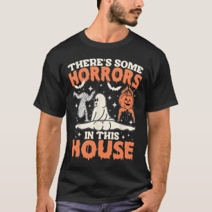 T-shirt Il y a des horreurs dans cette maison Citrouille G