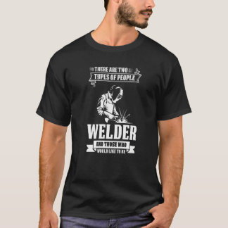 T-shirt il y a deux types de personnes souder Job Premium