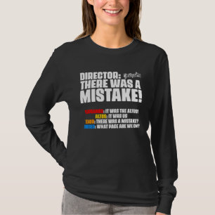 T-shirt Il y a eu une erreur Chef de chœur Sopranes Alto D