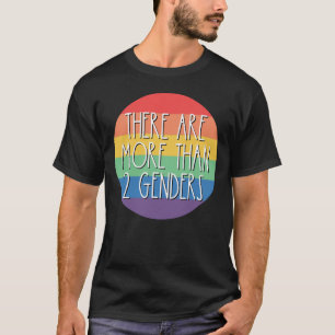T-shirt Il Y A Plus De 2 Hommes Rainbow LGBTQ