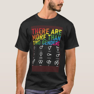 T-shirt Il y a plus de deux genres Rainbow LGBT Pride