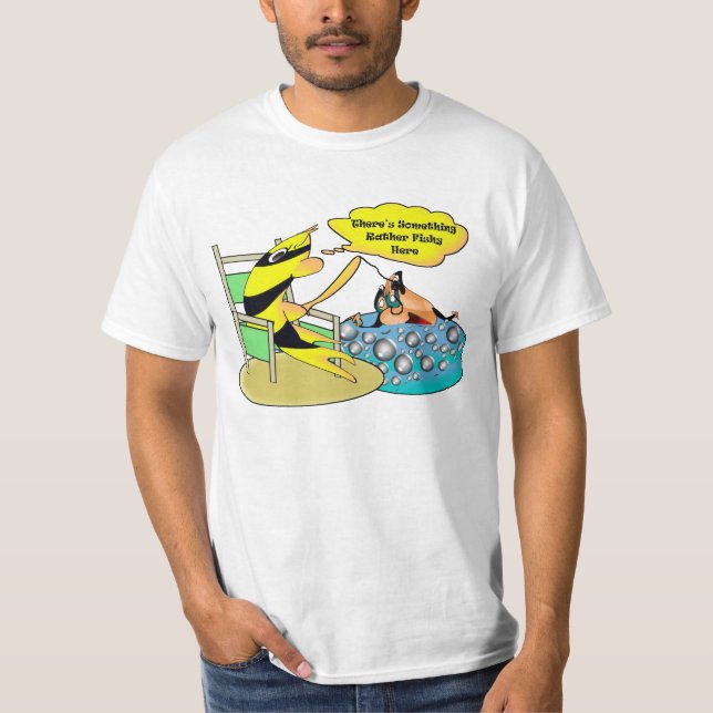 T-shirt Il y a quelque chose plutôt de poisson ici (Devant)