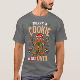 T-shirt Il y a un biscuit dans ce four Grossesse de Noël