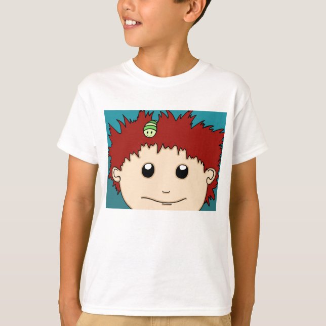 T-shirt Il y a un bug dans mes cheveux (Devant)