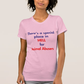 T-shirt Il y a un endroit spécial dans l'enfer